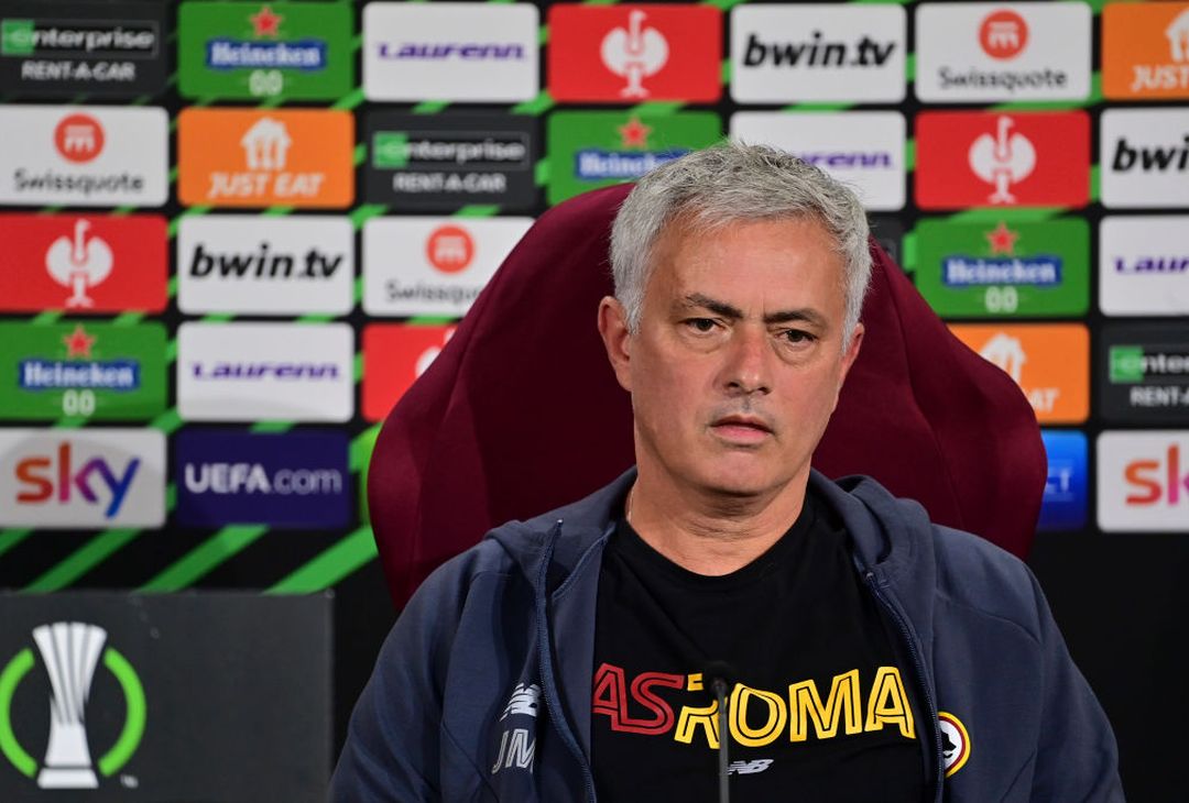 La conferenza stampa di Mourinho e Abraham –  FOTO GALLERY - immagine 4