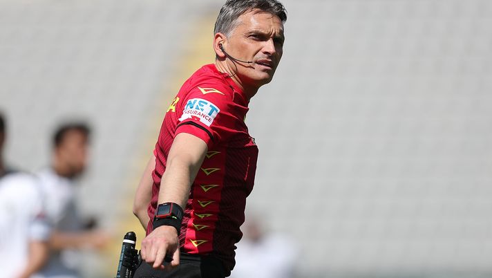 Massimiliano Irrati (Photo by Gabriele Maltinti/Getty Images) irrati spezia napoli moviola arbitro