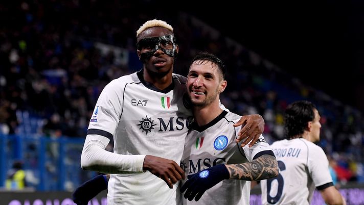 Tripletta Osimhen e doppietta Kvara: il Napoli strapazza il Sassuolo, 6-1 il finale - immagine 1