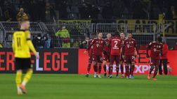 Derby di Germania, cori beffardi del Muro Giallo per Messi: ma Lewa poi ne fa due…