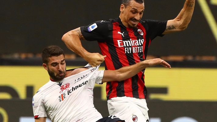 Zlatan Ibrahimovic durante Milan-Cagliari (credits: GETTY Images) Zlatan Ibrahimovic durante Milan-Cagliari (credits: GETTY Images)