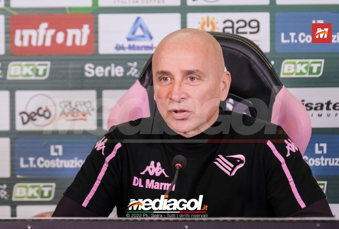 FOTO PALERMO, verso il Perugia: Corini in sala stampa (Gallery) - immagine 10