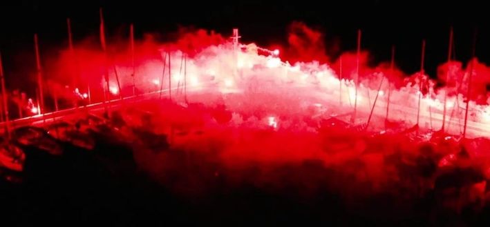 Grecia, notte di festa per gli ultras dell’Aris Salonicco: 109 anni d’amore- immagine 2