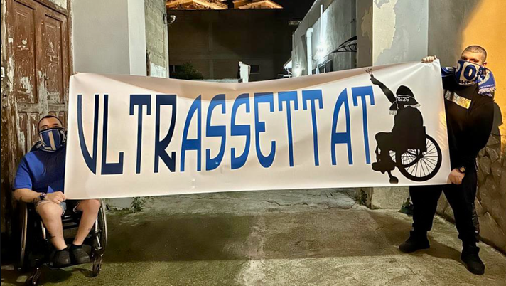 Nasce il gruppo Ultrassettat per dar voce ai tifosi del Napoli in carrozzina - immagine 1
