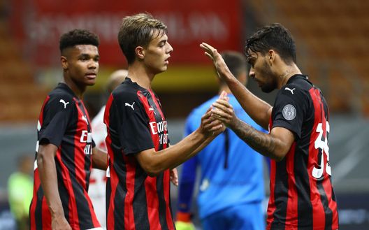 Daniel Maldini, autore di una grande prestazione Daniel Maldini, autore di una grande prestazione