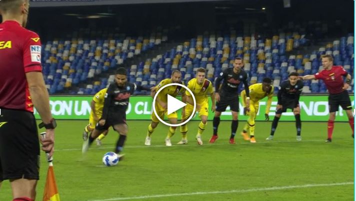 Napoli-Bologna 2-0: al 40′ raddoppia Insigne su rigore - immagine 1