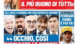 EDICOLA TS – Occhio, così rischiate le coppe! La UEFA avverte il Governo