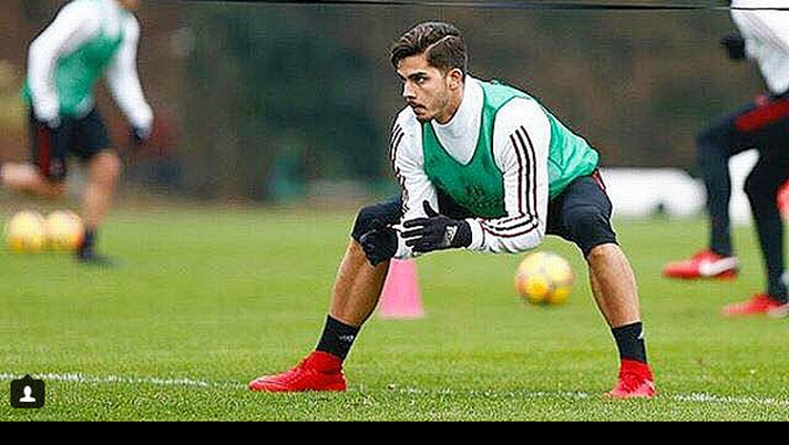 Milan sui social &#8211; André Silva in allenamento 