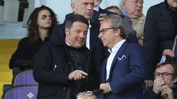 Renzi: “Ameremmo una classifica diversa, con la Fiorentina prima”, poi la gaffe