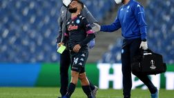 Napoli, nuovo infortunio muscolare per Insigne: l’azzurro chiede il cambio nel corso del match di EL