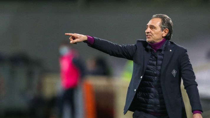 GERMOGLI PH: 19 FEBBRAIO 2021 FIRENZE STADIO ARTEMIO FRANCHI SERIE A FIORENTINA VS SPEZIA NELLA FOTO MISTER CESARE PRANDELLI 