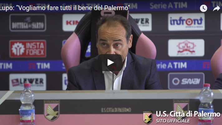VIDEO Fabio Lupo si presenta: “Zero retorica, dobbiamo riportare il Palermo in A” 