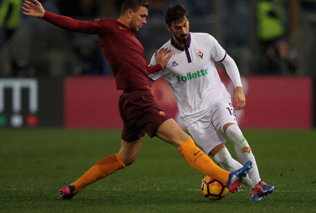  during the Serie A match between AS Roma and ACF Fiorentina at Stadio Olimpico on February 7, 2017 in Rome, Italy.  