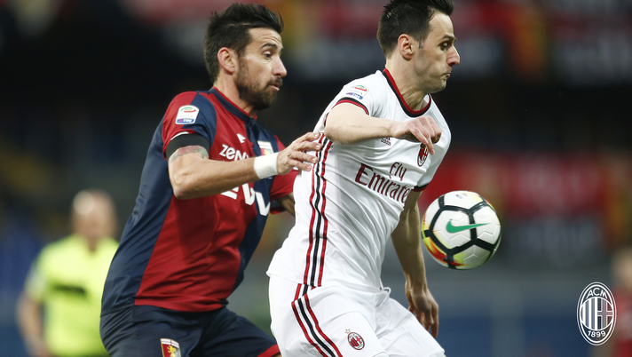 Nikola Kalinic, Genoa-Milan, @acmilan 