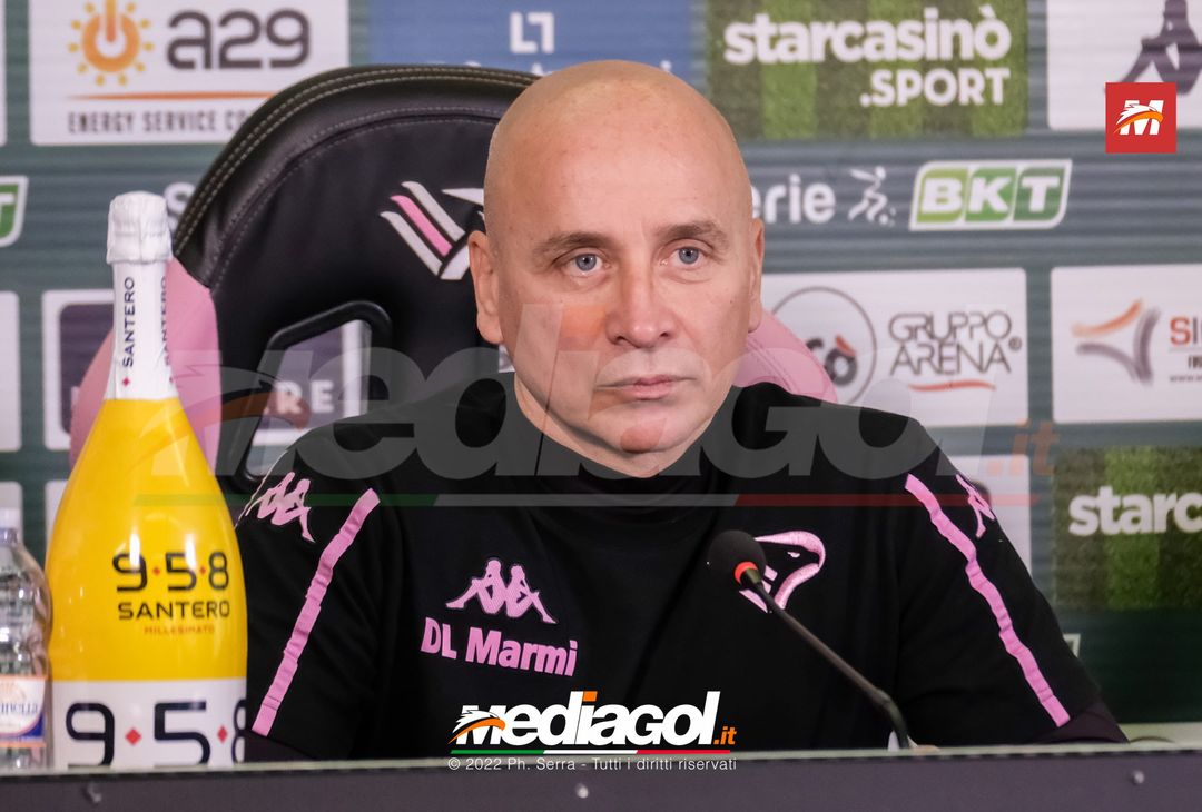 FOTO PALERMO, verso il Perugia: Corini in sala stampa (Gallery) - immagine 7