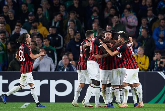 Betis-Milan, esultanza (GettyImages) Betis-Milan, esultanza (GettyImages)
