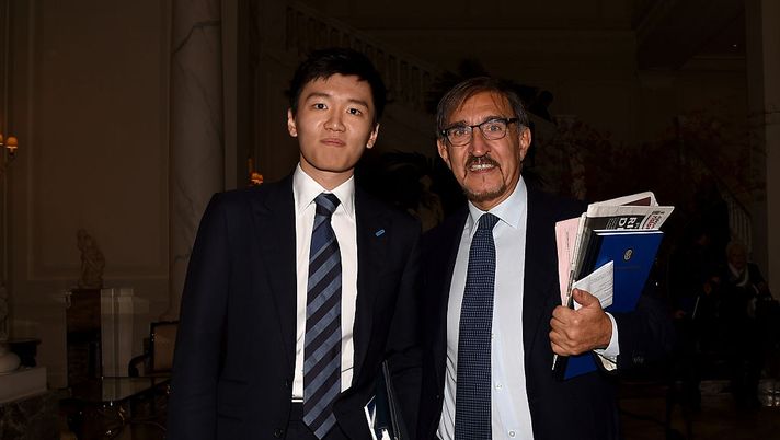 MILAN, ITALY - OCTOBER 28: FC Internazionale board member Steven Zhang Kangyang (L) and Ignazio La Russa attend FC Internazionale Shareholder's Meeting on October 28, 2016 in Milan, Italy. (Photo by Claudio Villa - Inter/FC Internazionale via Getty Images) MILAN, ITALY - OCTOBER 28: FC Internazionale board member Steven Zhang Kangyang (L) and Ignazio La Russa attend FC Internazionale Shareholder's Meeting on October 28, 2016 in Milan, Italy. (Photo by Claudio Villa - Inter/FC Internazionale via Getty Images)