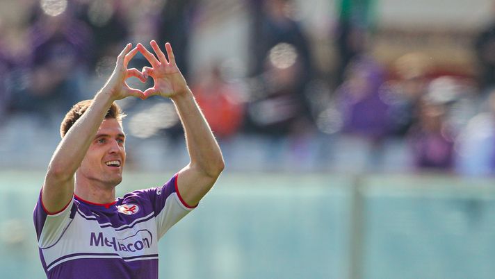 GERMOGLI PH: 19 FEBBRAIO  2022 FIRENZE STADIO ARTEMIO FRANCHI CAMPIONATO SERIE A TIM FIORENTINA VS  ATALANTA NELLA FOTO ESULTANZA GOL PIATEK 