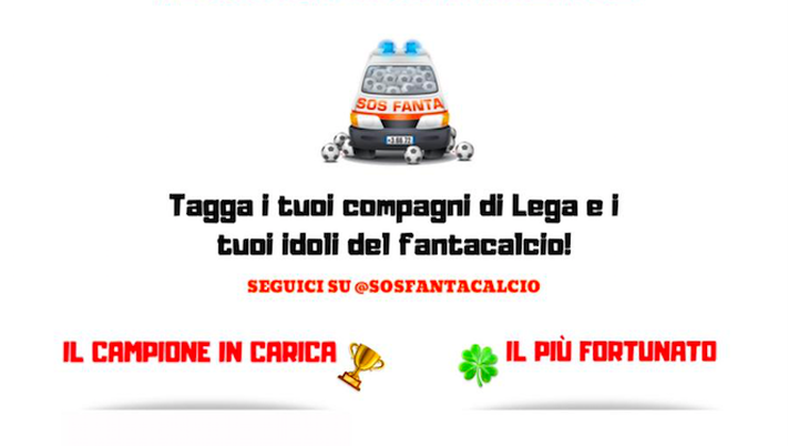 #SOSFantaChallenge: tagga i tuoi amici e i tuoi idoli del fantacalcio - immagine 1