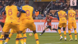 VIDEO Milan-Roma: l’ex Florenzi e il tentativo direttamente da calcio piazzato