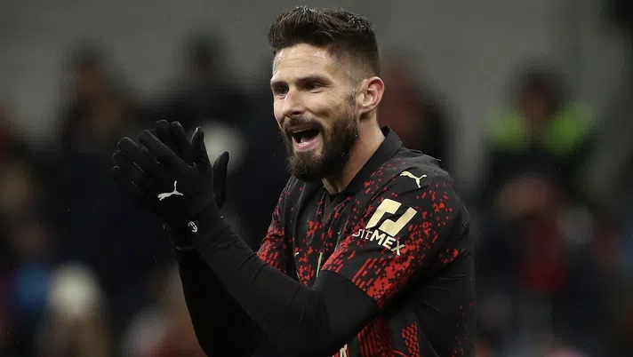 Olivier Giroud AC Milan Milan-Atalanta 2-0 Serie A 2022-2023