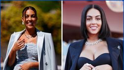 Georgina Rodriguez incanta Venezia: prima un look romantico, poi total black