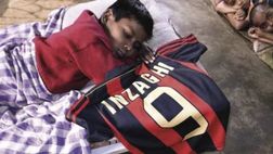 Fotografia, il premio UNESCO al bimbo con la maglia di Inzaghi: Superpippo “Grazie…”