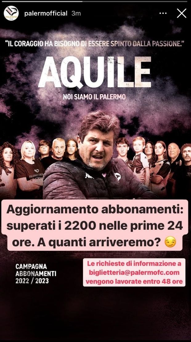 Palermo, superata quota 2200 abbonati al “Barbera” nelle prime 24 ore- immagine 2