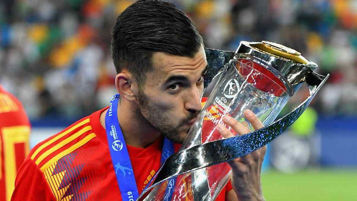 during the 2019 UEFA U-21 Final between Spain and Germanyat Stadio Friuli on June 30, 2019 in Udine, Italy. during the 2019 UEFA U-21 Final between Spain and Germanyat Stadio Friuli on June 30, 2019 in Udine, Italy.