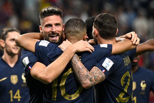 (Photo by Clive Mason/Getty Images) GIROUD MOMENT AI MONDIALI