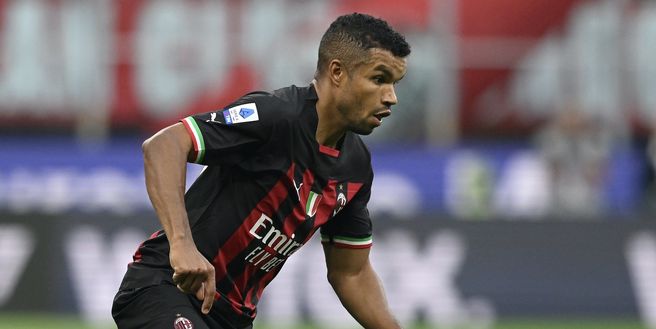 Junior Messias (attaccante AC Milan), qui durante il derby Milan-Inter 3-2 (Serie A 2022-2023) | News (Getty Images) Junior Messias AC Milan derby Milan-Inter 3-2 Serie A 2022-2023
