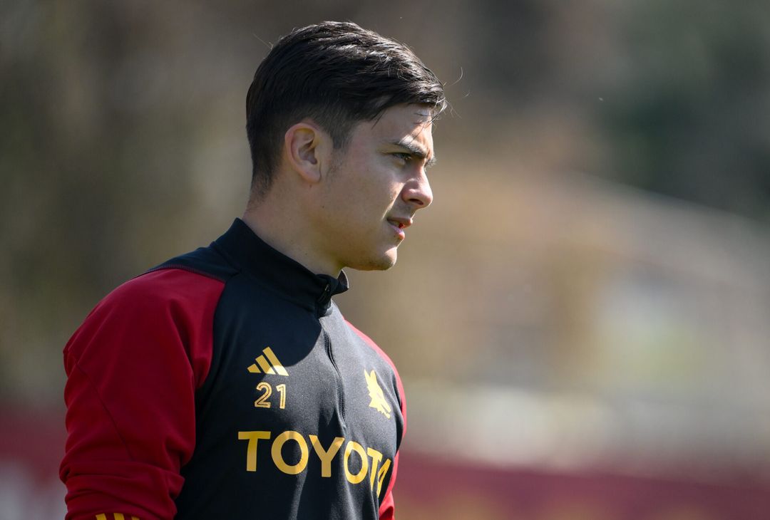 Roma, l’allenamento a Trigoria: lavoro individuale per Dybala -FOTOGALLERY - immagine 20