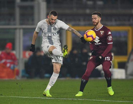 TURIN, ITALY - JANUARY 27: Marcelo Brozovic of FC Internazionale in action during the Serie A match between Torino FC and FC Internazionale at Stadio Olimpico di Torino on January 27, 2019 in Turin, Italy. (Photo by Claudio Villa - Inter/Inter via Getty Images) TURIN, ITALY - JANUARY 27: Marcelo Brozovic of FC Internazionale in action during the Serie A match between Torino FC and FC Internazionale at Stadio Olimpico di Torino on January 27, 2019 in Turin, Italy. (Photo by Claudio Villa - Inter/Inter via Getty Images)