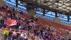VIDEO Triestina-Palermo, tifosi rosa al Nereo Rocco: cori e incitamenti alla squadra