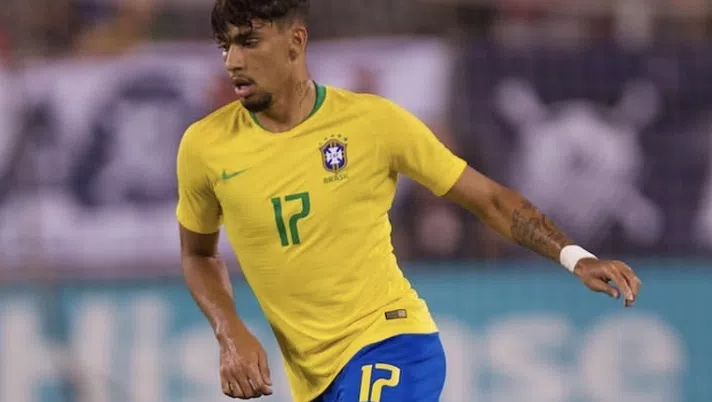 Lucas Paqueta con la maglia del Brasile (credits: Official Lucas Paqueta Instagram account)