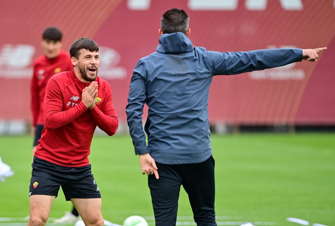 Roma, ripresa degli allenamenti per preparare la gara con il Bodo – FOTO GALLERY - immagine 9