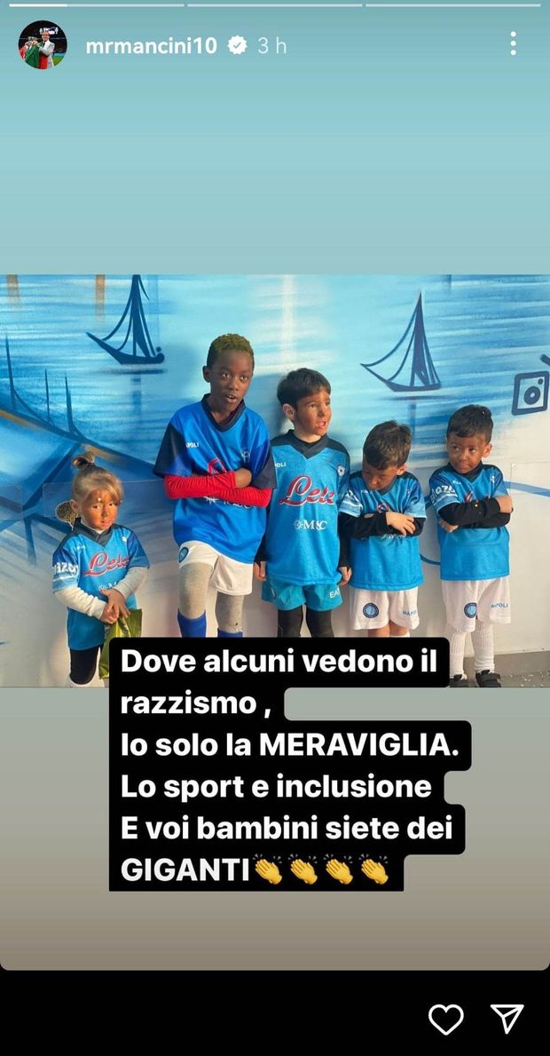 FOTO Mancini: “L’imitazione di Osimhen provoca razzismo? Vi sbagliate”- immagine 2