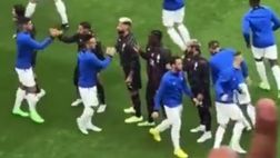 Milan-Inter, Calhanoglu nega il saluto a Theo Hernandez prima del match (VIDEO)