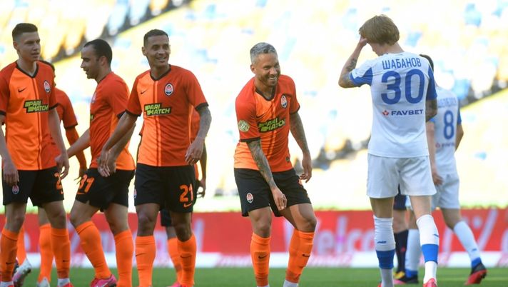 La gioia dello Shakhtar Donetsk 