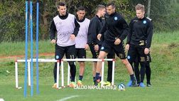 Quest’oggi il Napoli è tornato ad allenarsi a Castel Volturno.La squadra in avvio ha svolt