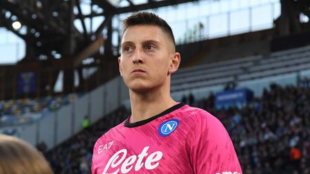 NAPLES, ITALY - MARCH 11: Pierluigi Gollini of Napoli during the Serie A match between SSC Napoli and Atalanta BC at Stadio Diego Armando Maradona on March 11, 2023 in Naples, Italy. (Photo by SSC NAPOLI/SSC NAPOLI via Getty Images)