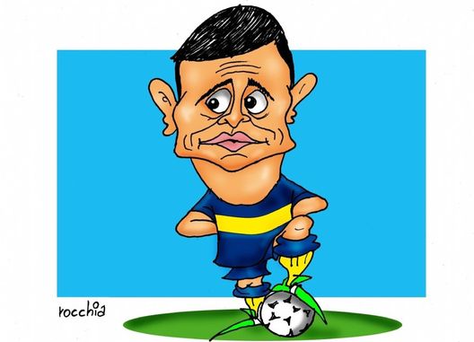 L'ex Boca, Mauro Zárate giocherà per una modesta squadra brasiliana. (Disegno: NOVA) L'ex Boca, Mauro Zárate giocherà per una modesta squadra brasiliana. (Disegno: NOVA)