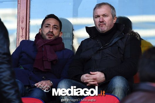  Giuseppe Riso e Vlado Lemic assistono a Genoa-Palermo 4-0 