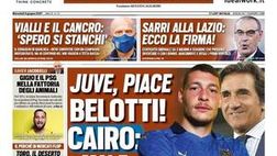 Prima Pagina, Tuttosport: “Juve, piace Belotti!”. E Cairo…