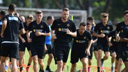 Inter, terminata la seduta mattutina a Singapore: squadra divisa in due, nel pomeriggio…