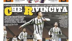 Prima Pagina, La Gazzetta dello Sport: “La Juve sbanca San Siro e vede la finale, che rivincita!”