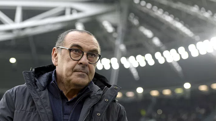 TURIN, ITALY - DECEMBER 15:  Head coach of Juventus Maurizio Sarri looks on during the Serie A match between Juventus and Udinese Calcio on December 15, 2019 in Turin, Italy.  (Photo by Filippo Alfero - Juventus FC/Juventus FC via Getty Images)