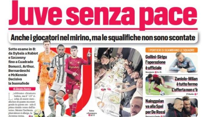 IL NAPOLI SUI MEDIA – Le prime pagine dei giornali di oggi 26 gennaio 2023 - immagine 1