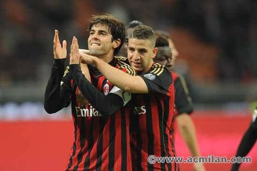 Ricardo Kakà e Adel Taarabt - fonte www.acmilan.com Ricardo Kakà e Adel Taarabt - fonte www.acmilan.com