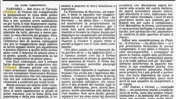 Accadde oggi: 29/7/1984 Zico “avverte” Maradona